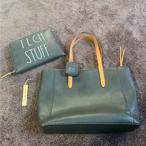 Rae Dunn Everyday Large Black Bag